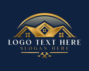 Maintenance - Roof Hammer Fix logo design