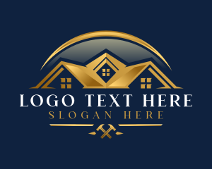 Construction - Roof Hammer Fix logo design