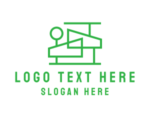 Design - Modern House Outline logo design