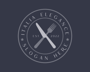 Elegant Retro Restaurant Business logo design