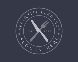 Elegant Retro Restaurant Business logo design