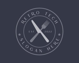 Elegant Retro Restaurant Business logo design