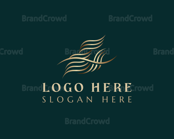 Premium Luxury Wave Logo