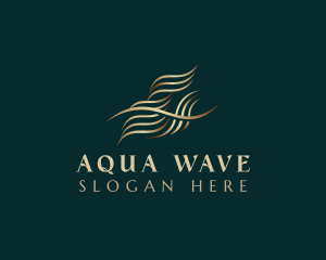 Premium Luxury Wave logo design