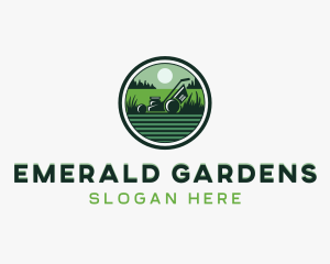 Lawn Care Garden Yard logo design