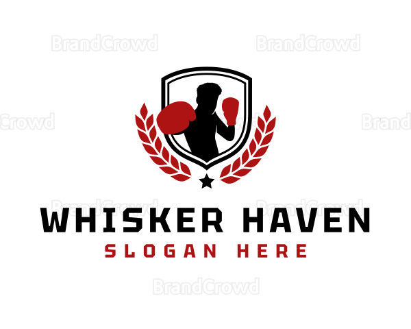 Boxer Shield Gym Logo