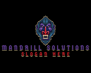 Mandrill Baboon Gaming logo design