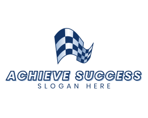 Goal - Automotive Racing Flag logo design