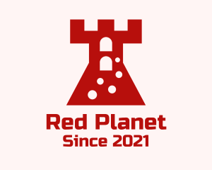 Red Turret Laboratory logo design