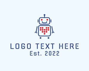 Robot - Dating Robot logo design