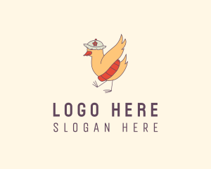 Wildlife - Wild Chicken Hat logo design