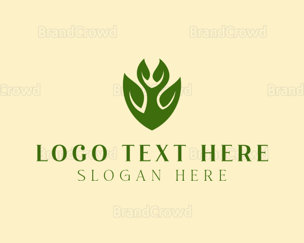 Green Eco Shield Logo