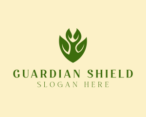 Shield - Green Eco Shield logo design