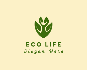Green - Green Eco Shield logo design
