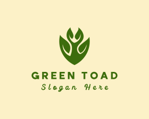 Green Eco Shield  logo design