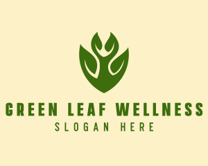 Green Eco Leaf  logo design