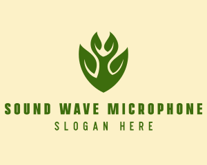 Green Eco Leaf  logo design