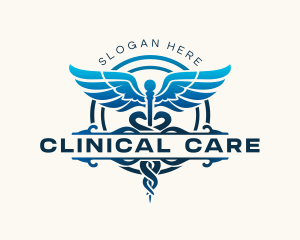 Caduceus Medical Hospital logo design