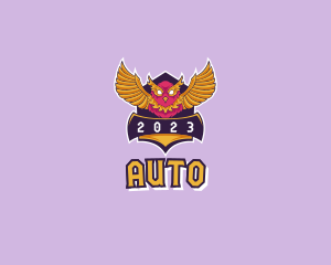 Gaming Owl Bird Logo