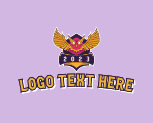 Mascot - Gaming Owl Bird logo design