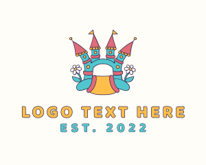 Inflatable - Inflatable Castle Nursery logo design