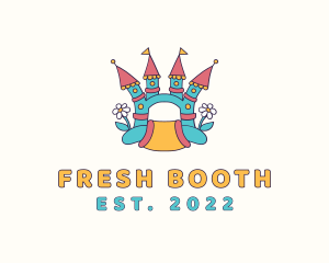 Booth - Inflatable Castle Nursery logo design