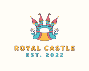 Castle - Inflatable Castle Nursery logo design