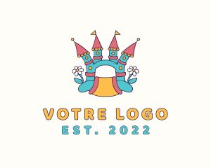 Preschool - Inflatable Castle Nursery logo design