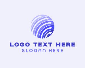 Logistics - Global Arrow Business logo design