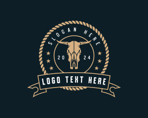 Steak - Bull Ranch Rodeo logo design