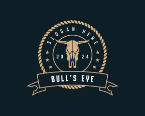 Bull Ranch Rodeo logo design