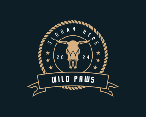 Bull Ranch Rodeo logo design