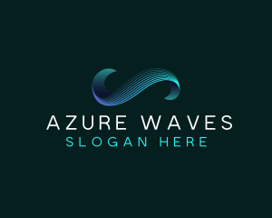 Ocean Wave Tech logo design