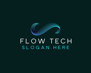 Ocean Wave Tech logo design