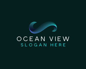 Ocean Wave Tech logo design