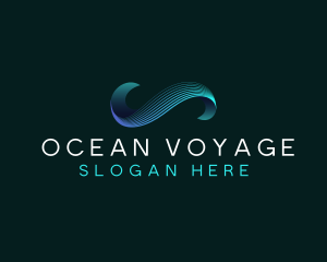 Ocean Wave Tech logo design