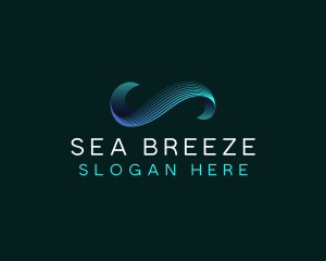 Ocean Wave Tech logo design