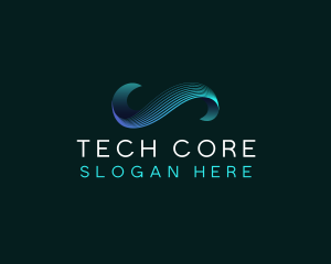 Ocean Wave Tech logo design