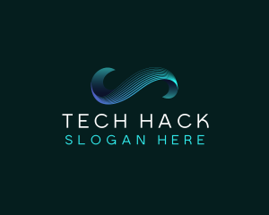 Ocean Wave Tech logo design