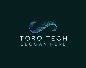 Ocean Wave Tech logo design