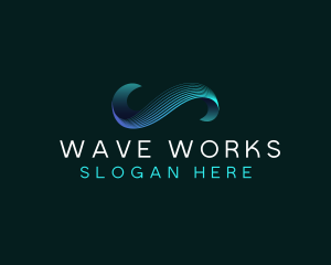 Ocean Wave Tech logo design