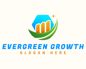 Business Growth Chart logo design