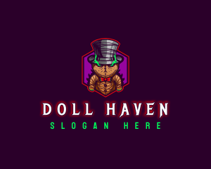 Doll - Voodoo Doll Gaming logo design