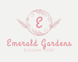 Natural Floral Arrangement logo design