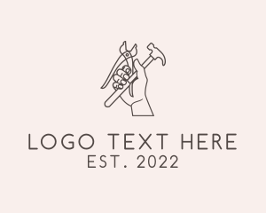 Tool - Hammer Hand Tool logo design