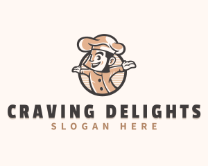 Craving - Cafe Restaurant Chef logo design