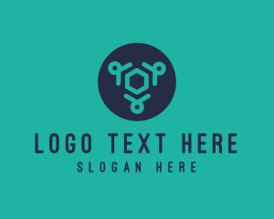Negative Space - People Group Marketing logo design