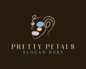 Face Makeup Cosmetics logo design