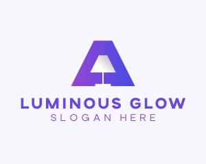 Illumination - Furniture Lamp Letter A logo design