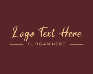 Script - Classic Script Enterprise logo design